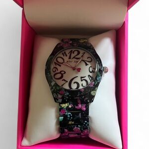 Floral Betsey Johnson Watch